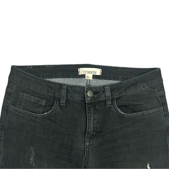 2.1 Denim Skinny Serré Dark Grey Jeans Sz 29x31 NWT - Picture 4 of 5